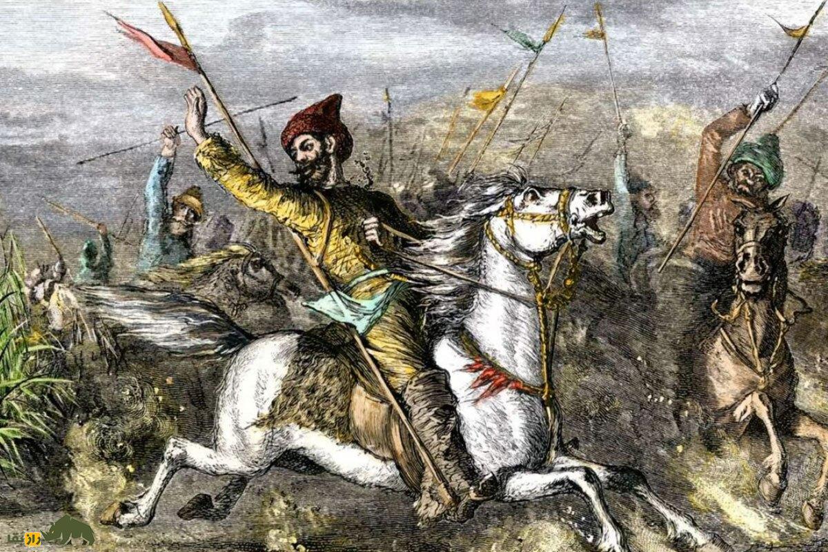 اسرار یک تاکتیک جنگی بیرحمانه؛ چرا چنگیز خان مغول جسد حیوان به سمت دشمنانش پرتاب میکرد تابلویی از یکی از نبردهای چنگیزخان مغول