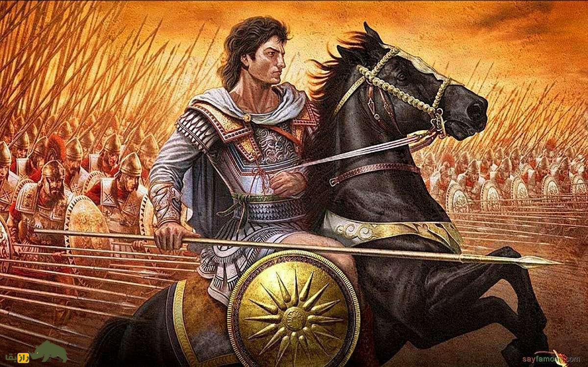 معمای بزرگ تاریخ؛ جسد اسکندر مقدونی کجاست؟ آیا جسد را کوسه خورده یا زیر اسکندریه گم شده است؟ نقاشی اسکندر مقدونی سوار بر اسب سیاه