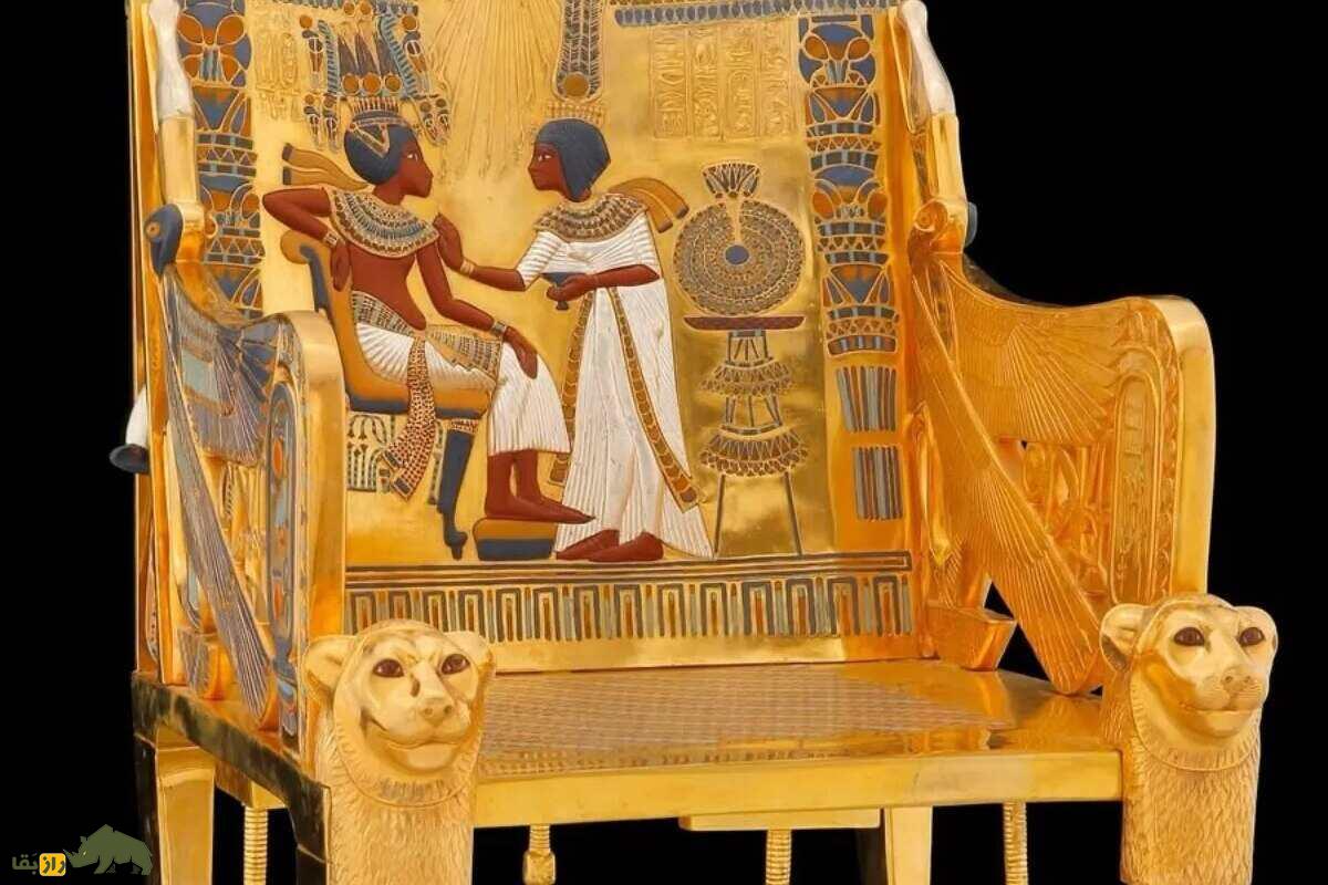 صندلی طلایی توتعنخآمون؛ گنج ۳۳۰۰ ساله مصر که با طلا و عشق ساخته شد و باشکوهترین عتیقه دنیاست