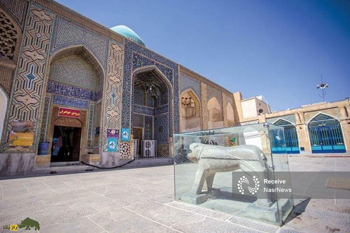 شیر سنگی امامزاده ماستی