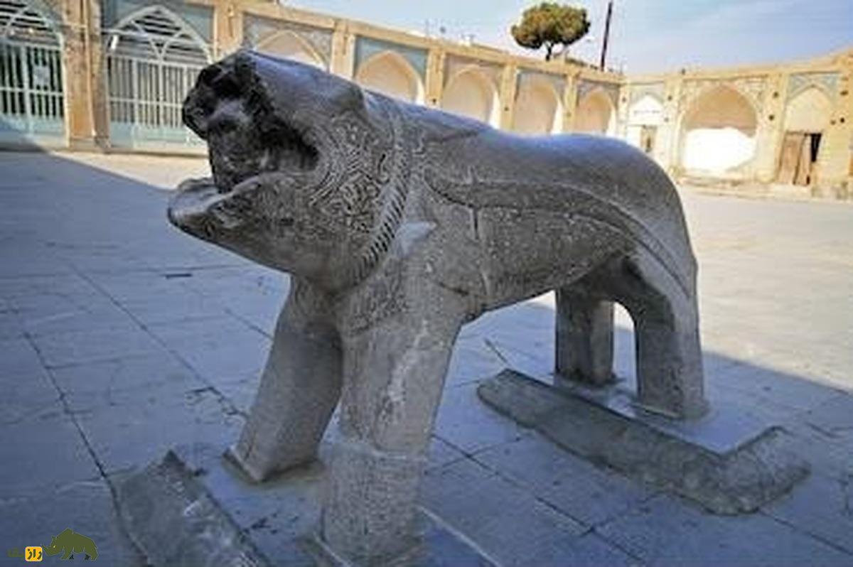 شیر سنگی امامزاده ماستی