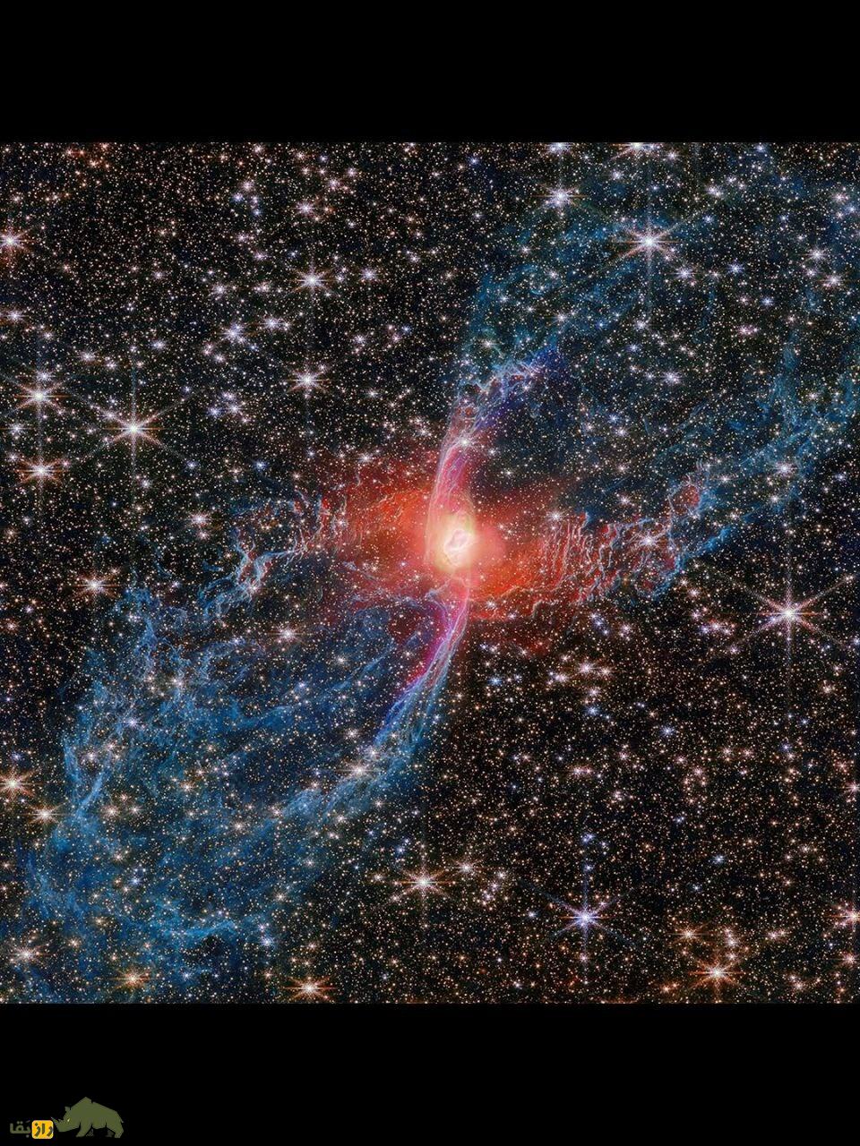 تصاویر تازه تلسکوپ جیمزوب از لحظه مرگ یک ستاره