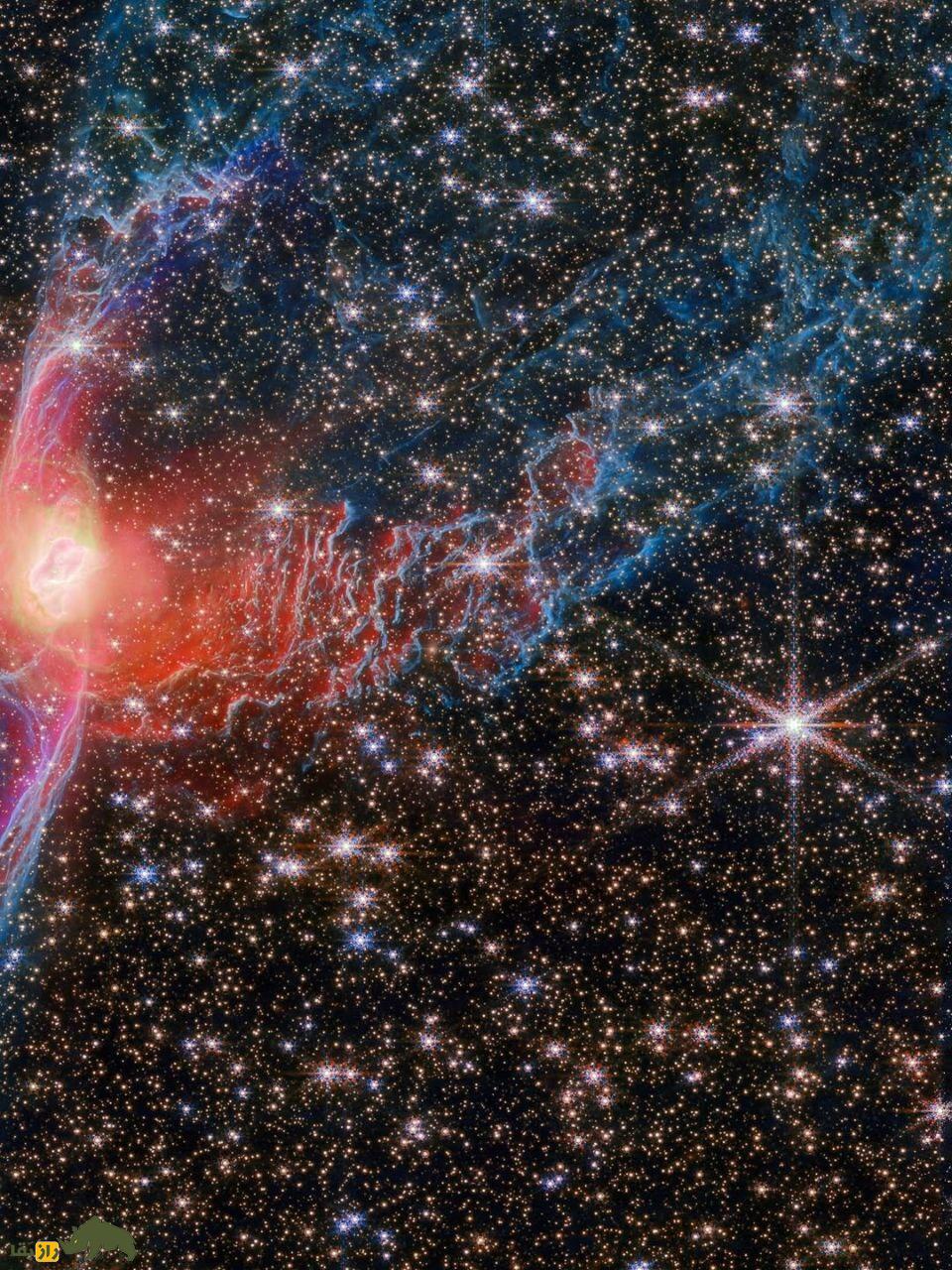 تصاویر تازه تلسکوپ جیمزوب از لحظه مرگ یک ستاره