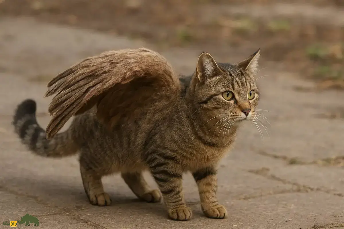 گربه‌های بالدار؛ ماجرای گربه بالدار کرمان چیست و چرا برخی گربه‌ها بال دارند؟