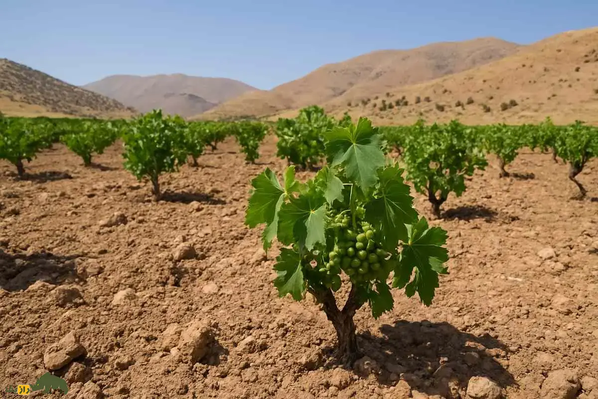 کاشت انگور دیمی؛ آموزش مرحله‌به‌مرحله کاشت و پرورش تاک مقاوم به خشکی در زمین‌های کوهستانی و نیمه‌خشک ایران