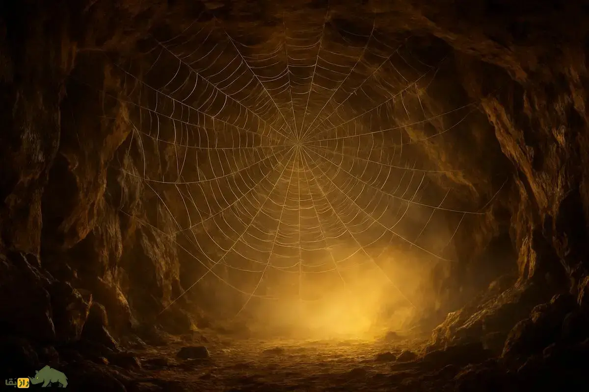 بزرگ‌ترین تار عنکبوت جهان در غار گوگرد؛ خانه‌ ۱۱۱ هزار عنکبوت در تاریکی مطلق یک غار کشف شد!