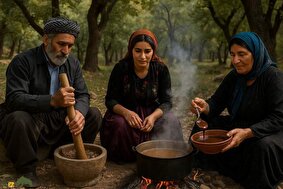 شیره بلوط کردستان؛ سوغاتی کمیاب و مقوی زاگرس با نام محلی «شوکه» که خواص فوقالعادهای دارد