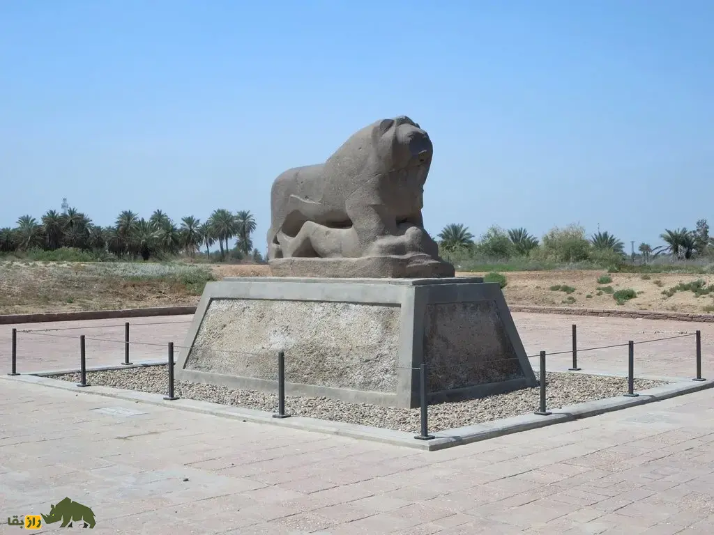 شیر بینالنهرین؛ شیر معروف به «شیر میانرودان» که نماد تمدن بینالنهرین بود و در ایران هم زندگی میکرد شیر بینالنهرین