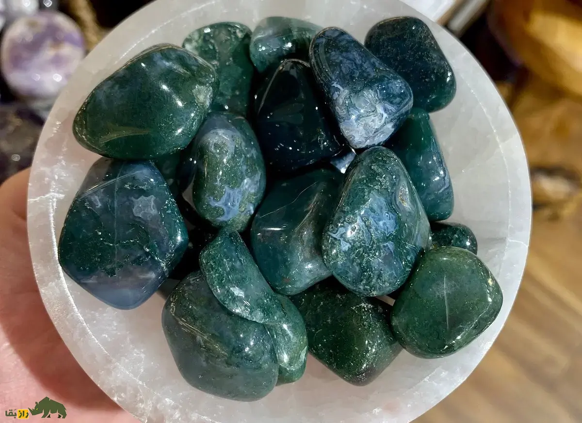 عقیق خزه‌ای